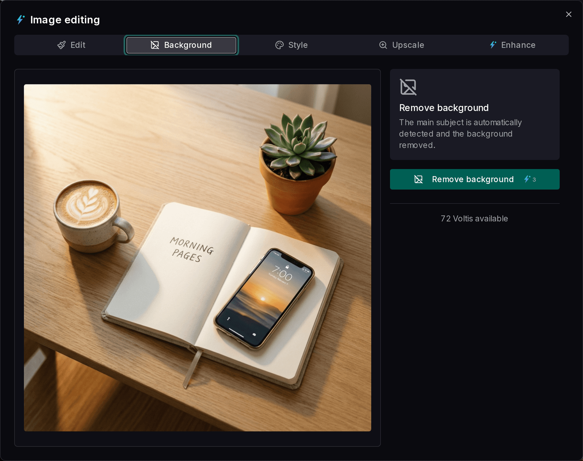 Edit images right inside Impulio: No more Canva tab