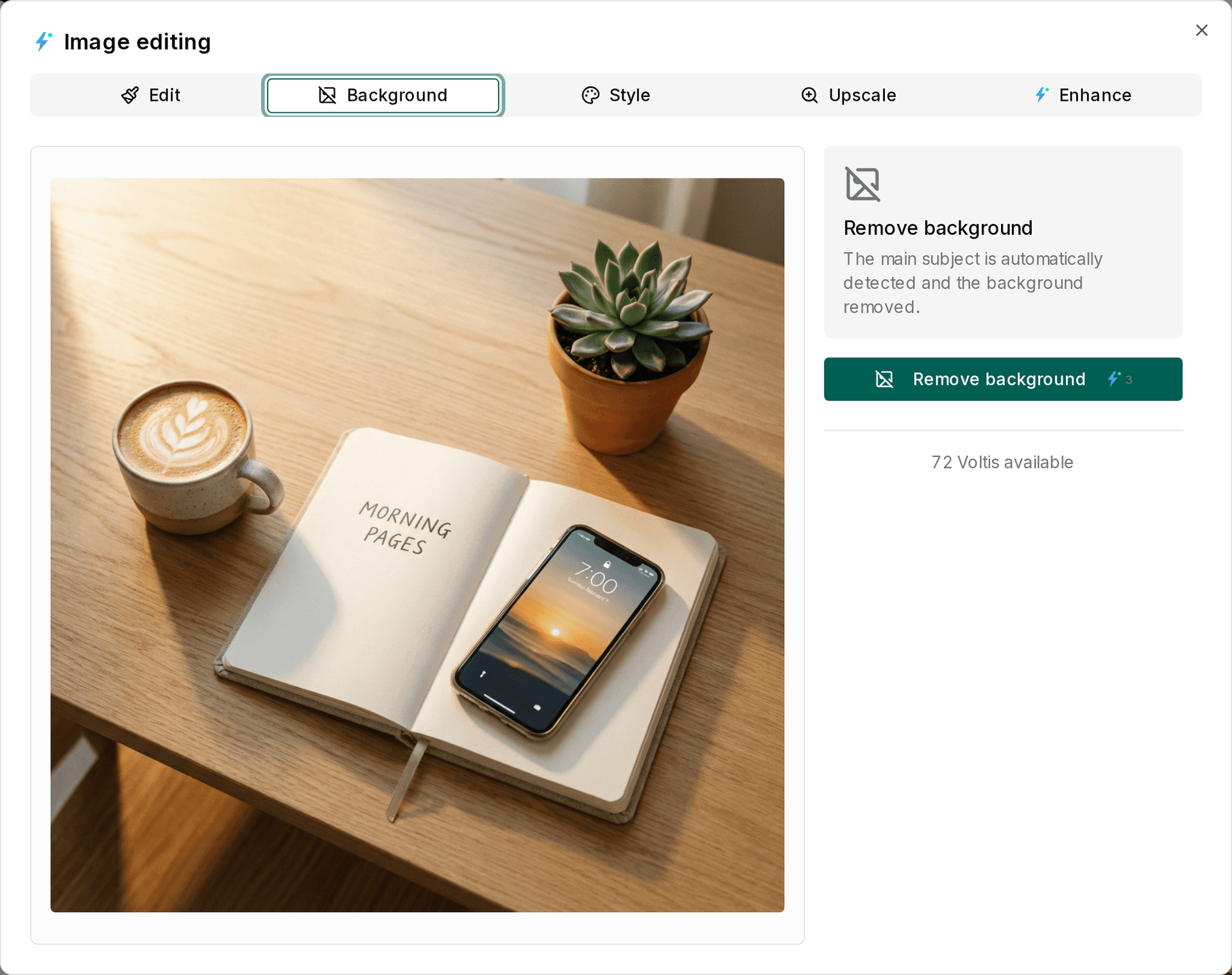 Edit images right inside Impulio: No more Canva tab
